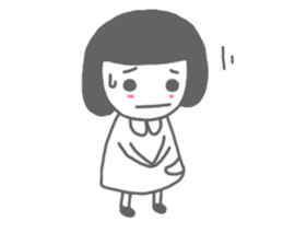 Mr.Fail and little girl sticker #6591165