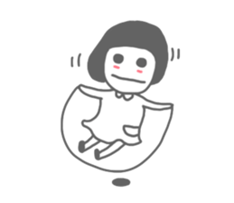 Mr.Fail and little girl sticker #6591166