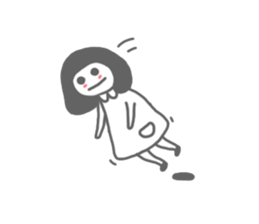 Mr.Fail and little girl sticker #6591172