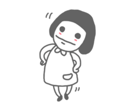 Mr.Fail and little girl sticker #6591178