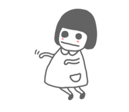 Mr.Fail and little girl sticker #6591179