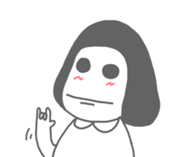 Mr.Fail and little girl sticker #6591182