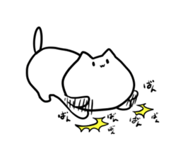 Manmaru yuruneko sticker #6591963