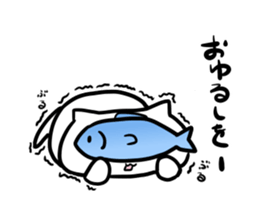 Manmaru yuruneko sticker #6591972