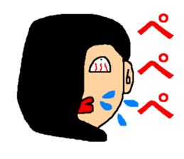 A weird, pretty sticker. sticker #6592030