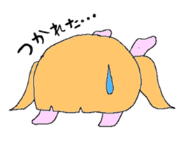 The girl who is a twin tail sticker #6592681