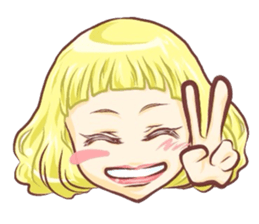 Girl with an eye in a sea(Emoticon) sticker #6592918