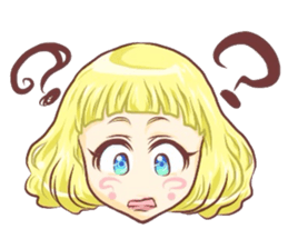 Girl with an eye in a sea(Emoticon) sticker #6592919