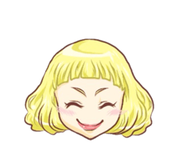 Girl with an eye in a sea(Emoticon) sticker #6592920