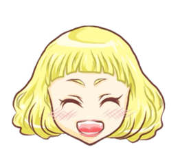 Girl with an eye in a sea(Emoticon) sticker #6592924