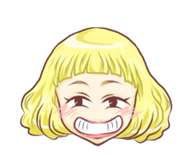 Girl with an eye in a sea(Emoticon) sticker #6592937