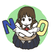 highschool girls sticker #6593025