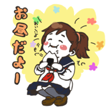 highschool girls sticker #6593042