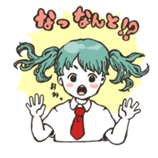 highschool girls sticker #6593049