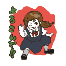 highschool girls sticker #6593058