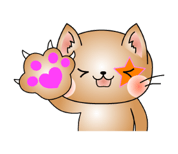 Cat *3 chick (one's own pace) dog sticker #6593789