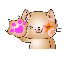 Cat *3 chick (one's own pace) dog sticker #6593789