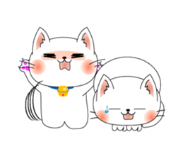 Cat *3 chick (one's own pace) dog sticker #6593799