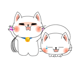 Cat *3 chick (one's own pace) dog sticker #6593799