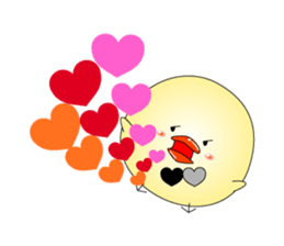 Cat *3 chick (one's own pace) dog sticker #6593805