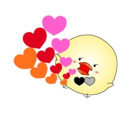 Cat *3 chick (one's own pace) dog sticker #6593805