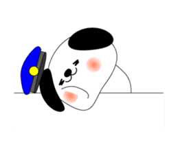 Cat *3 chick (one's own pace) dog sticker #6593806