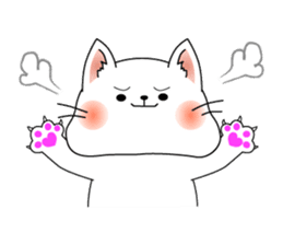 Cat *3 chick (one's own pace) dog sticker #6593813