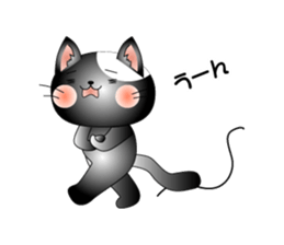 Cat *3 chick (one's own pace) dog sticker #6593814