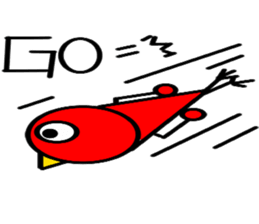 Red Bird Mr. sticker #6593868