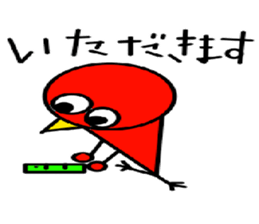 Red Bird Mr. sticker #6593890
