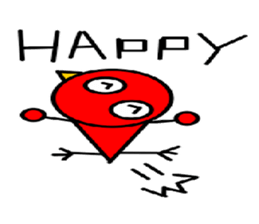 Red Bird Mr. sticker #6593893