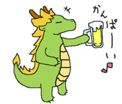 Daily life of Mr.dragon sticker #6594428