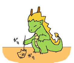 Daily life of Mr.dragon sticker #6594449