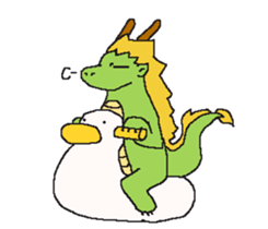 Daily life of Mr.dragon sticker #6594454