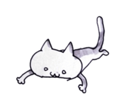 life with cat sticker #6594774