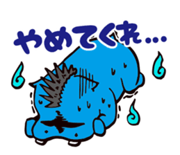 Mohawk Hippopotamus 2 sticker #6596048