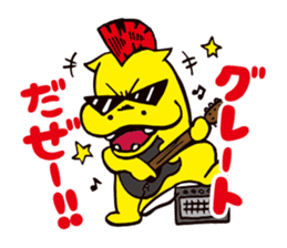 Mohawk Hippopotamus 2 sticker #6596055