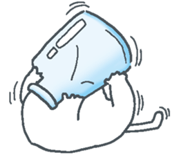 Negative kitty sticker #6596180