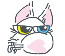 Negative kitty sticker #6596182
