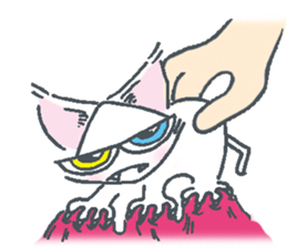 Negative kitty sticker #6596183