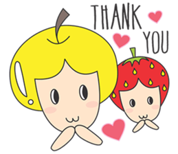 FRUITY MOMMY AND BABY sticker #6596232