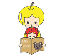 FRUITY MOMMY AND BABY sticker #6596246