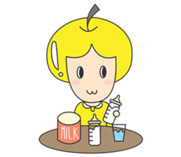 FRUITY MOMMY AND BABY sticker #6596252