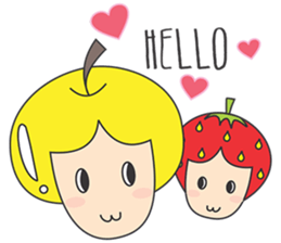 FRUITY MOMMY AND BABY sticker #6596255