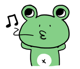 "WA WA"- the happy frog sticker #6596538