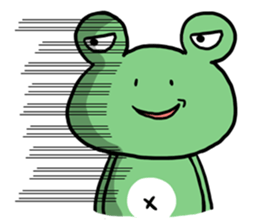 "WA WA"- the happy frog sticker #6596539