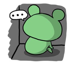 "WA WA"- the happy frog sticker #6596540