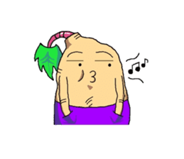 Sweet potatoes man sticker #6596599