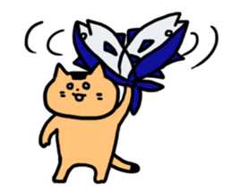 The cat in my neighborhood sticker #6596648