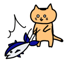 The cat in my neighborhood sticker #6596649